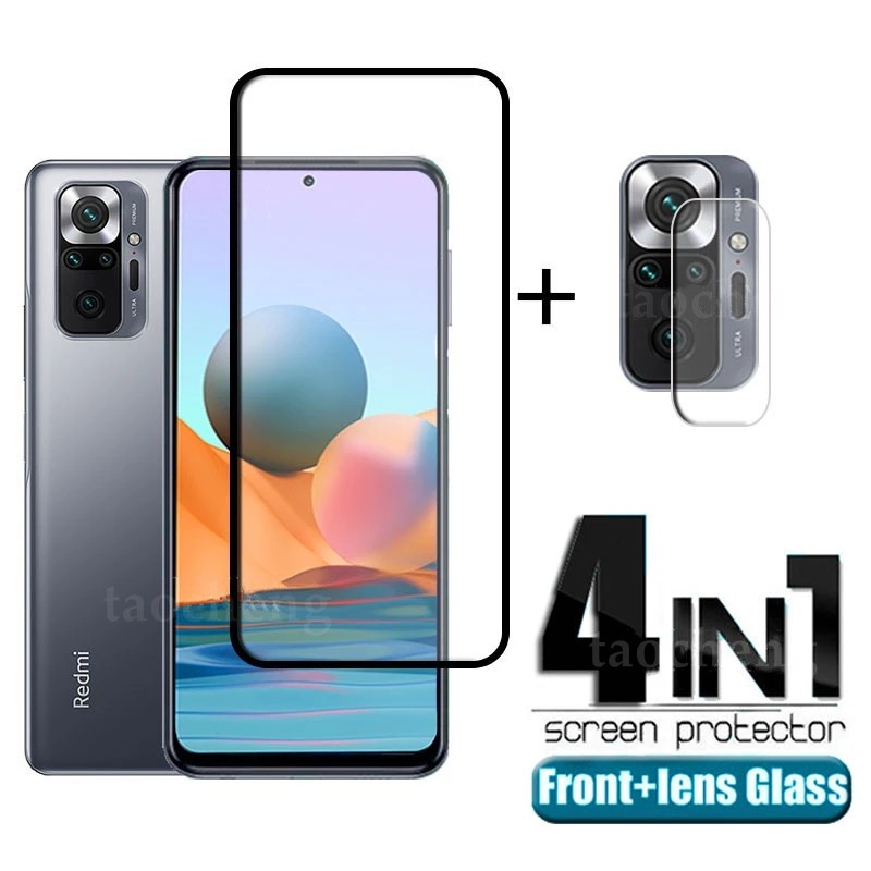 Kính cường lực Xiaomi Redmi Note 11 Pro 10 Pro 10 Pro Max Full màn cao cấp chống trầy xước tặng kèm khăn lau màn