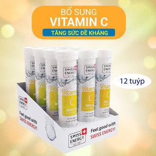 Vitamin C Tăng Sức Đề Kháng- Nhập Khẩu Châu Âu ( Combo 12 Tuýp) Hàng Mới, Date 2021