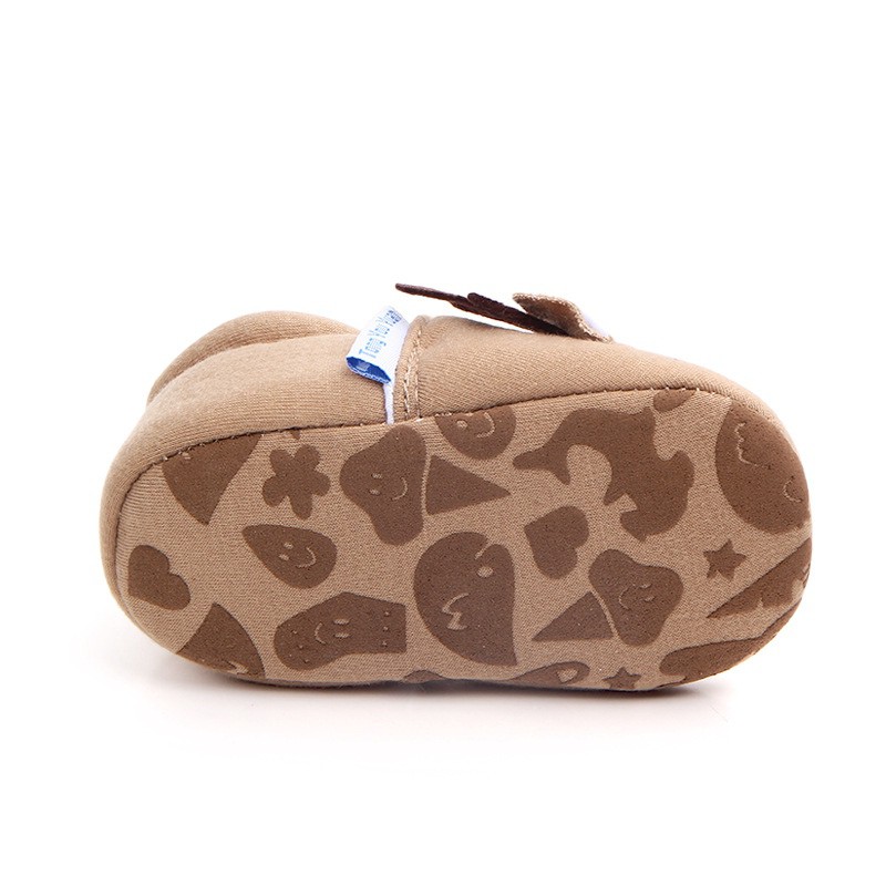 0-18 Months giày búp bê Giày vải cotton hình động vật cho bé Cartoon Boys Girls First Walker Shoes