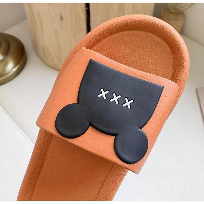 Dép ulzzang quai ngang tai gấu đi trong nhà siêu dẻo