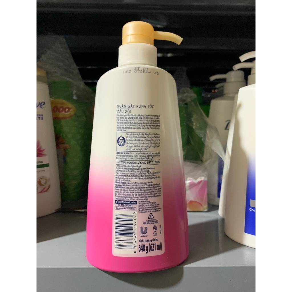 Dầu Gội Dove Ngăn Gãy Rụng Tóc 640 Gram