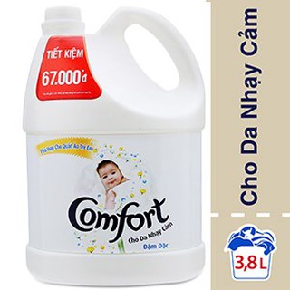 Nước xả vải Comfort trắng 3.8l.