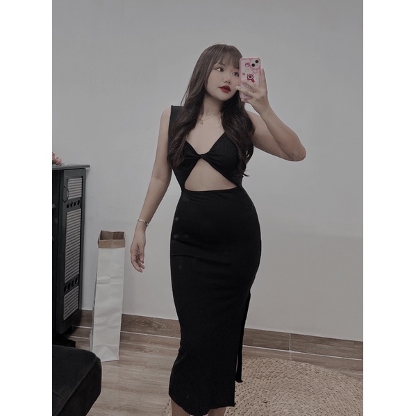 KHO SỈ BOHOME- Đầm balo xoắn lưng