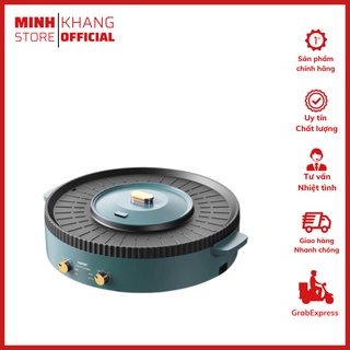 Nồi Lẩu Nướng Đa Năng Tròn Loại To, Thích Hợp Dùng Trong Bữa Ăn, Bữa Tiệc Tại Gia, Đơn Giản, Gọn Nhẹ, Dễ Dùng.