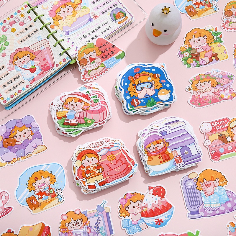 Set 90 Giấy Ghi Chú Họa Tiết Hoạt Hình Đáng Yêu