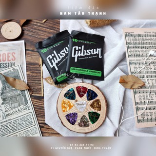 Dây Đàn Guitar Gibson + tặng kèm Pick gãy đàn guitar Fender cao cấp
