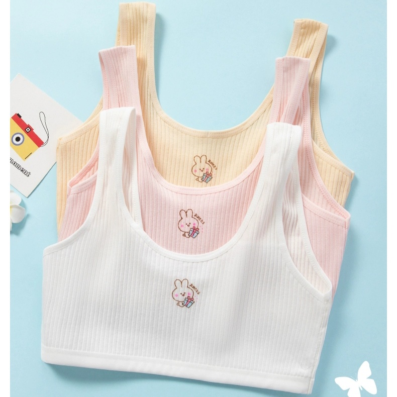 [HÀNG 2 LỚP] Áo lót bé gái áo lót nữ học sinh cấp 2 cấp 3 không đệm bra học sinh từ 35-50kg
