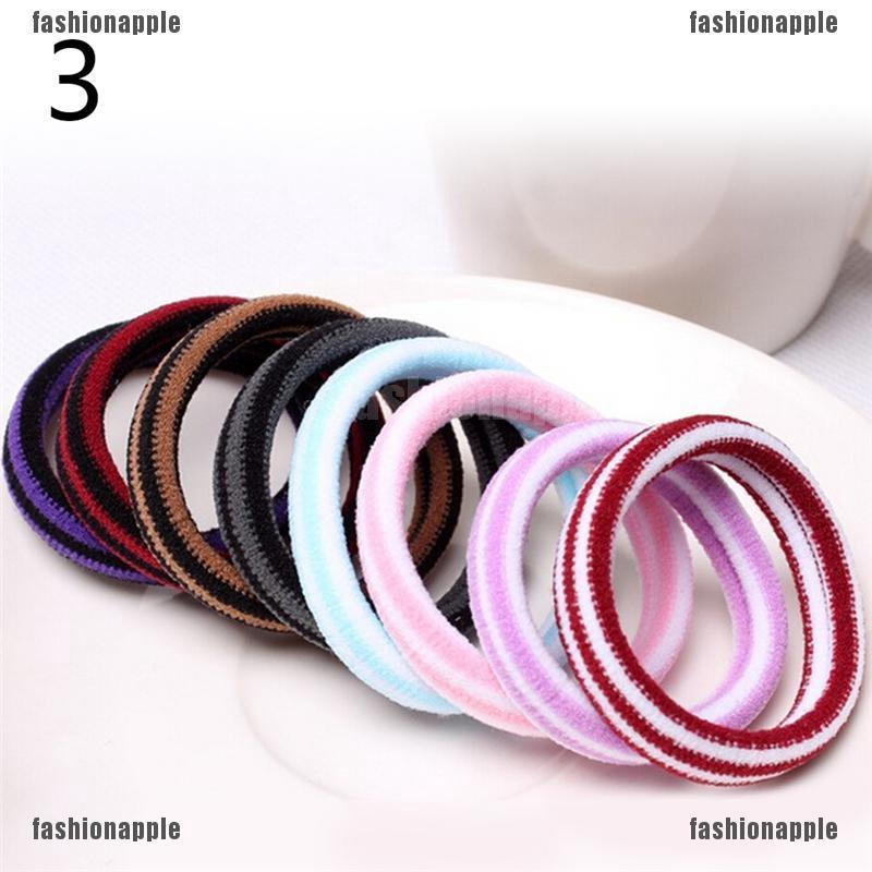 Bộ 10 dây cột tóc co dãn cho nữ