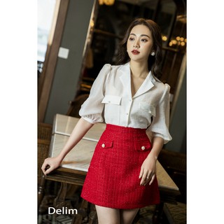 A1: Áo sơ mi đính cúc ngọc