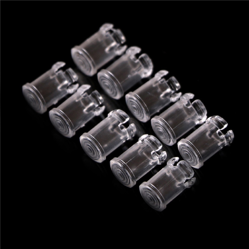 10 Chụp Đèn LED Diode 5mm Trong Suốt