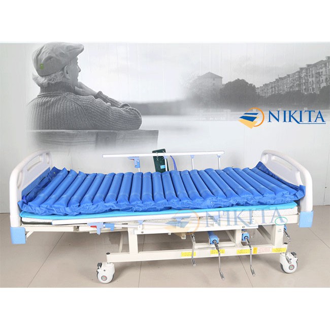Đệm khí chông loét, Dùng trong chăm sóc y tế, luồn hơi lưu thông liên tục, Chống ủ nóng - Bảo hành chính hãng 12T