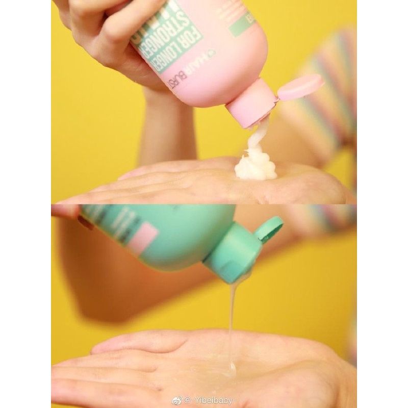 Set gội xả hỗ trợ tóc mọc dài hơn chắc khỏe hơn HairBurst For Longer Stronger Hair 350ml/chai