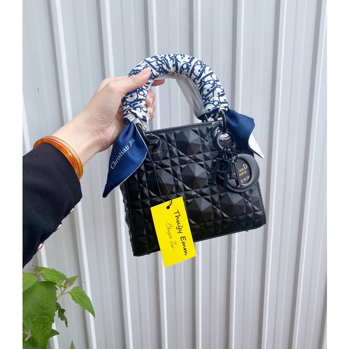 Túi xách nữ Dior Lady mới trám kim cương tag full màu 3 ô 5 ô Super Siêu Đẹp Fullbox size 18 20