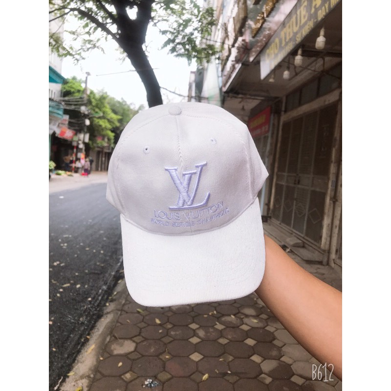 Mũ lưỡi trai gân nhung LV ❤️FREESHIP ❤️ thời trang cao cấp N