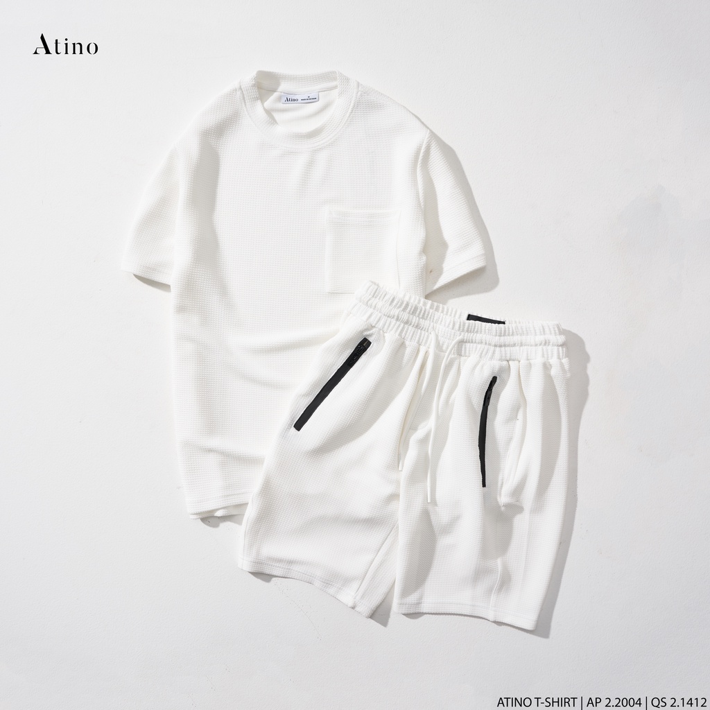 Áo Thun Cộc Tay Túi Hộp ATINO chất liệu Cotton Cao Cấp Hàn Quốc form Regular AP2.2004