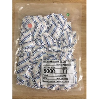Hút ẩm oxygen loại 30cc /50cc , Dùng cho Thực phẩm