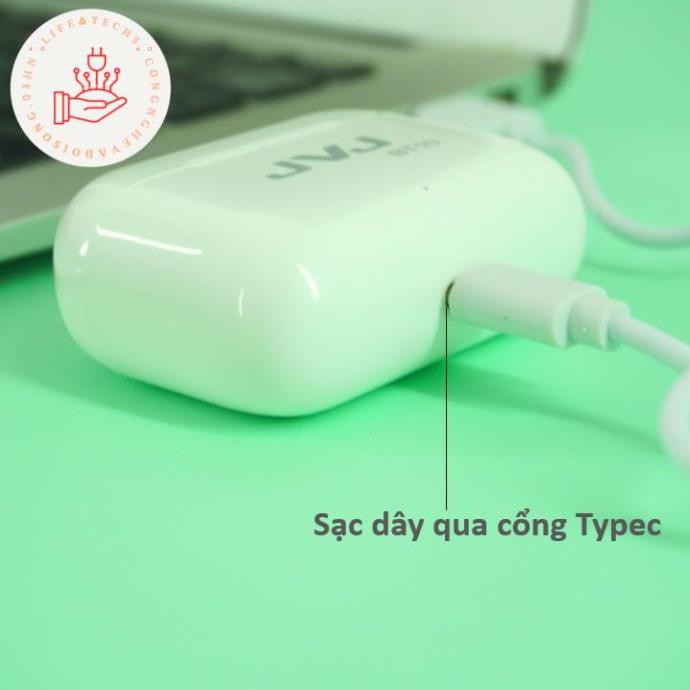 Tai Nghe Không Dây Bluetooth 5.0 JVJ BT10 cao cấp cảm biến vân tay, xuyên âm,sử dụng cho tất cả dòng điện thoại