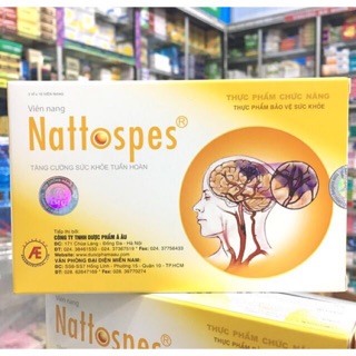 Nattospes - Viên uống ngừa đột quỵ hộp 30v