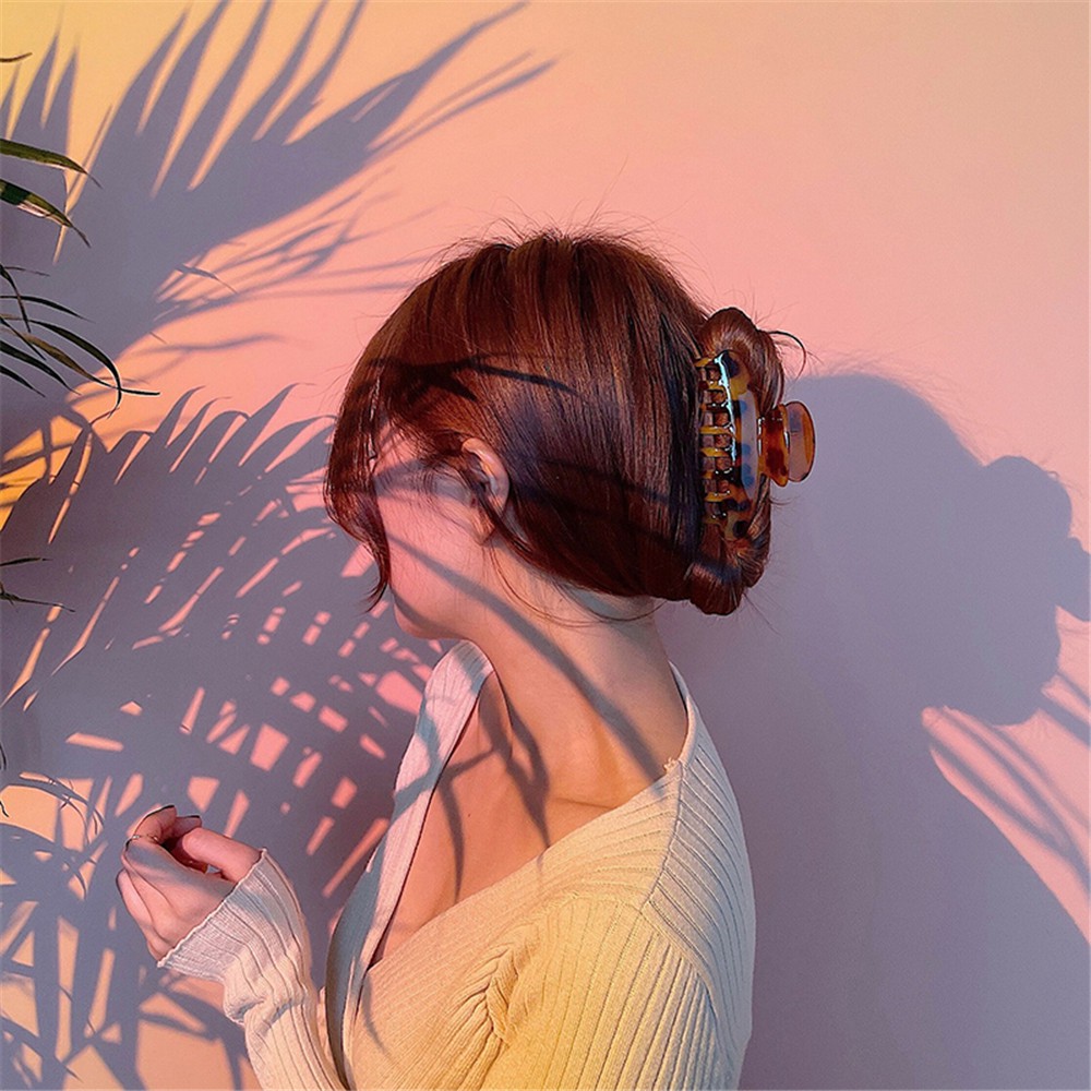 Kẹp Tóc Họa Tiết Da Báo Nhiều Màu Thời Trang Cho Nữ