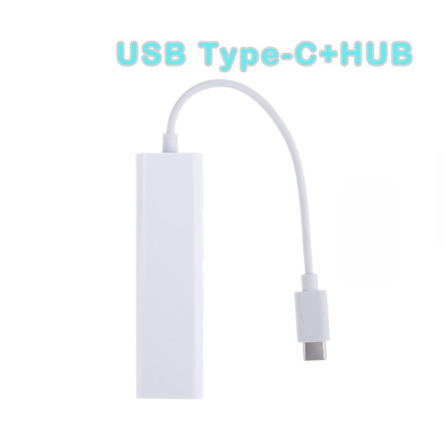 Bộ chuyển đổi 3 cổng USB 3.0 Type C sang Ethernet LAN RJ45 | BigBuy360 - bigbuy360.vn