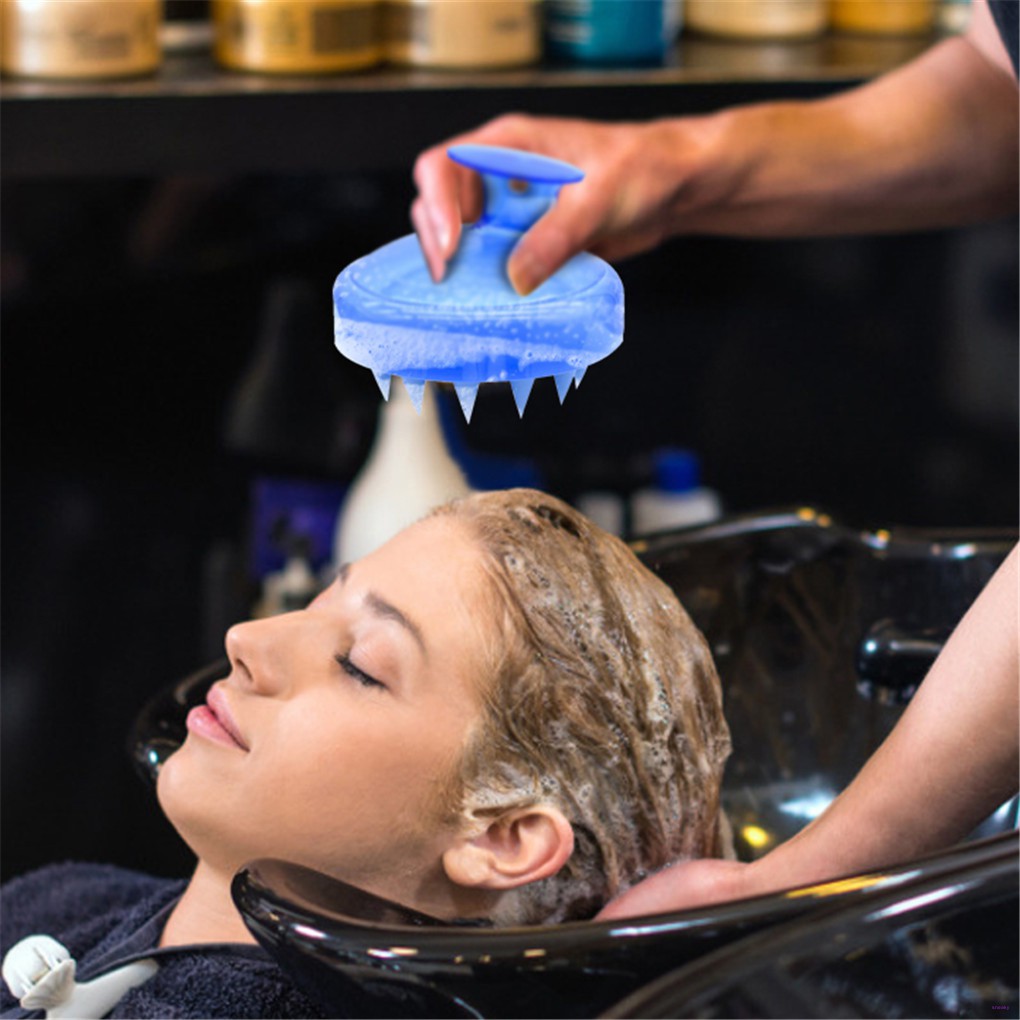 (Hàng Mới Về) Lược Silicone Mềm Mát Xa Chăm Sóc Sức Khỏe Cho Người Lớn