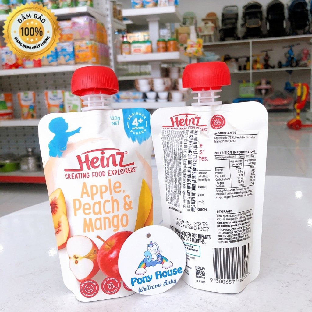 Váng Sữa Heinz Úc cho bé từ 4M,6M,8M Date T6/2022