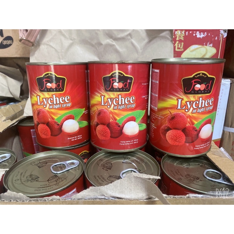 Vải Thiều Ngâm Nước Đường Lychee 565g