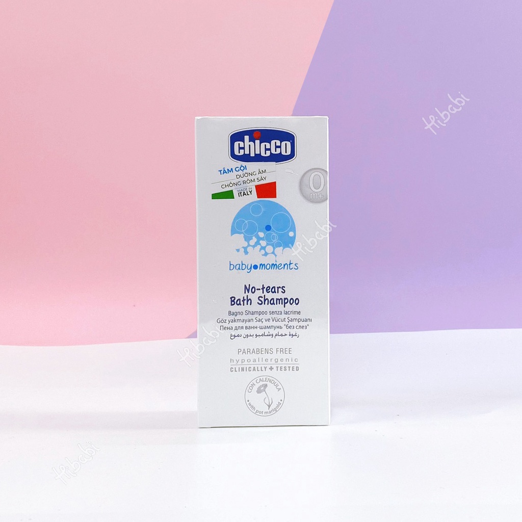 Sữa tắm gội Chicco cho bé 0m+