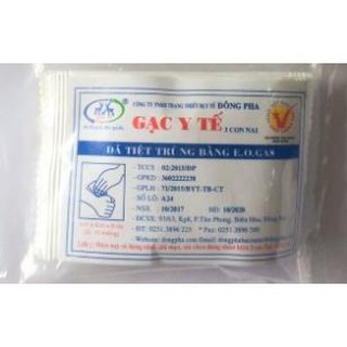 GẠC Y TẾ 5x6x8 lớp ĐÔNG PHA (10 MIẾNG/GÓI)