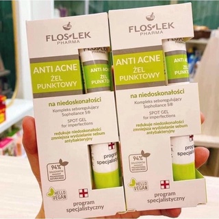 Kem chấm mụn Floslek / Gel chấm mụn Flos Lek