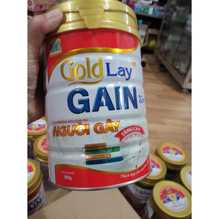 Sữa Người Gầy - Sữa Tăng Cân dành cho ngừời gầy - Sữa TĂNG CÂN Goldlay 900g