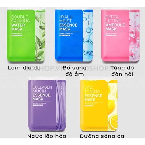 Mặt Nạ Mediheal Double Calming Water Mask 20ml Mặt Nạ Làm Dịu, Cấp Nước, Dưỡng Trắng Da