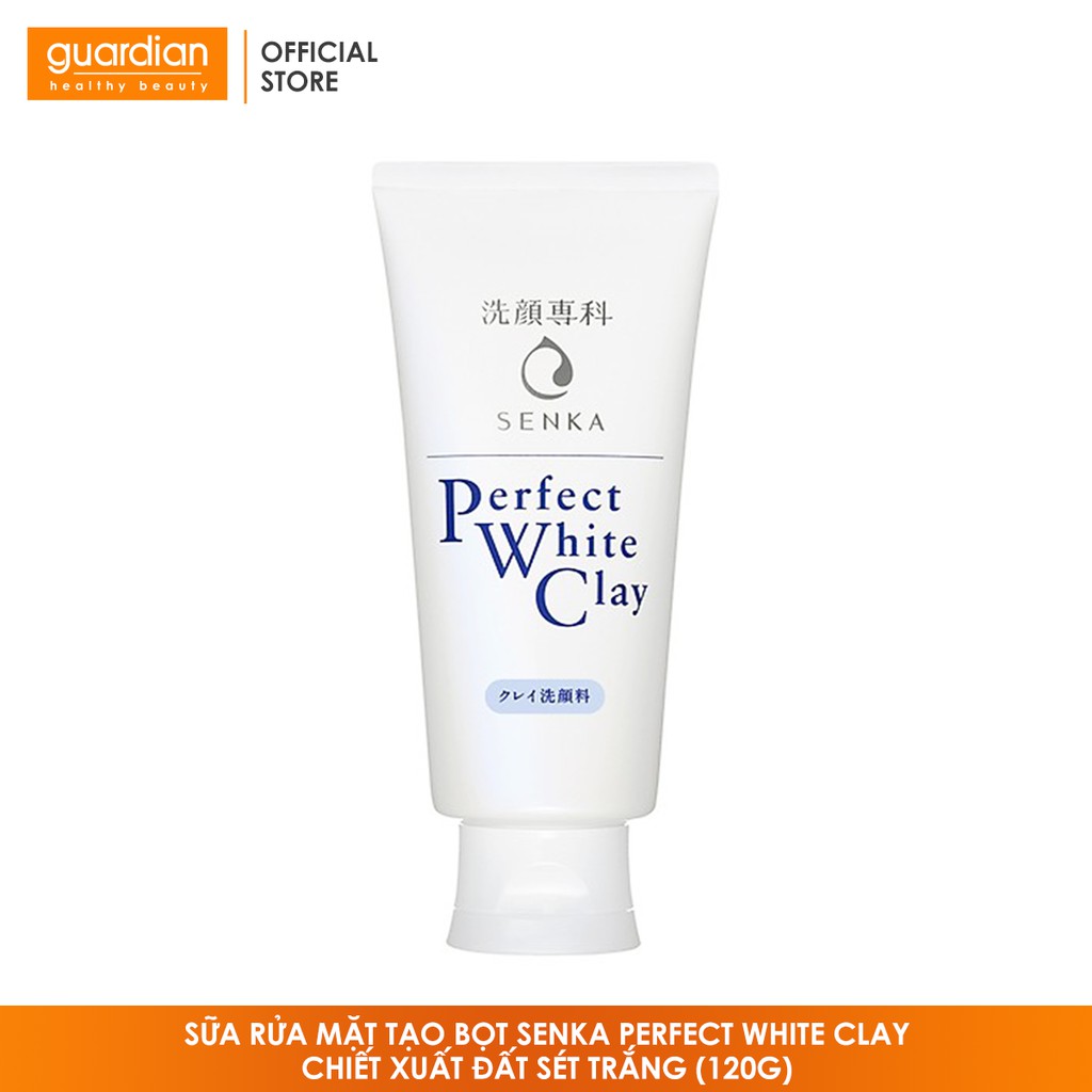 [Mã FMCGMALL -8% đơn 250K] Sữa Rửa Mặt Tạo Bọt Senka Perfect White Clay Chiết Xuất Đất Sét Trắng (120g) | BigBuy360 - bigbuy360.vn