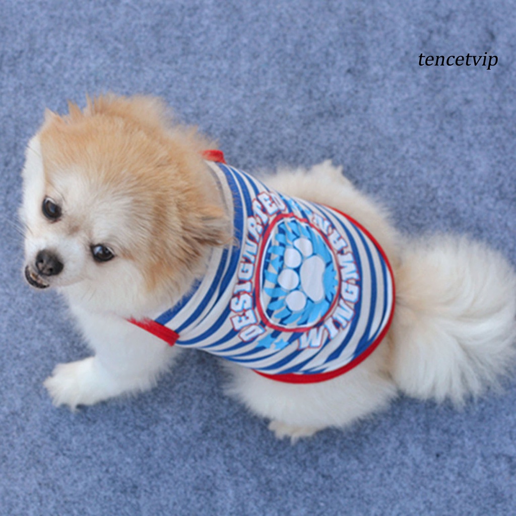 Áo Cotton Thoáng Khí In Họa Tiết Hoạt Hình Cho Thú Cưng