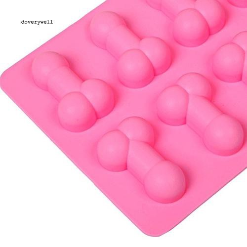 Khuôn Silicone làm bánh / sô cô la trang trí tạo hình dương vật độc đáo