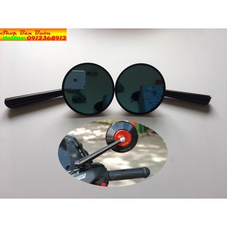 Gương tròn rizoma , gương chiếu hậu tròn rizoma loại cnc cao cấp loại 1 (giá 1 chiếc)