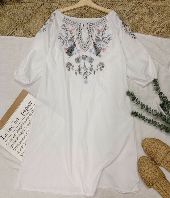 ĐẦM SUÔNG THÊU THỔ CẨM 🍁
Nàng nào mê phong cách #