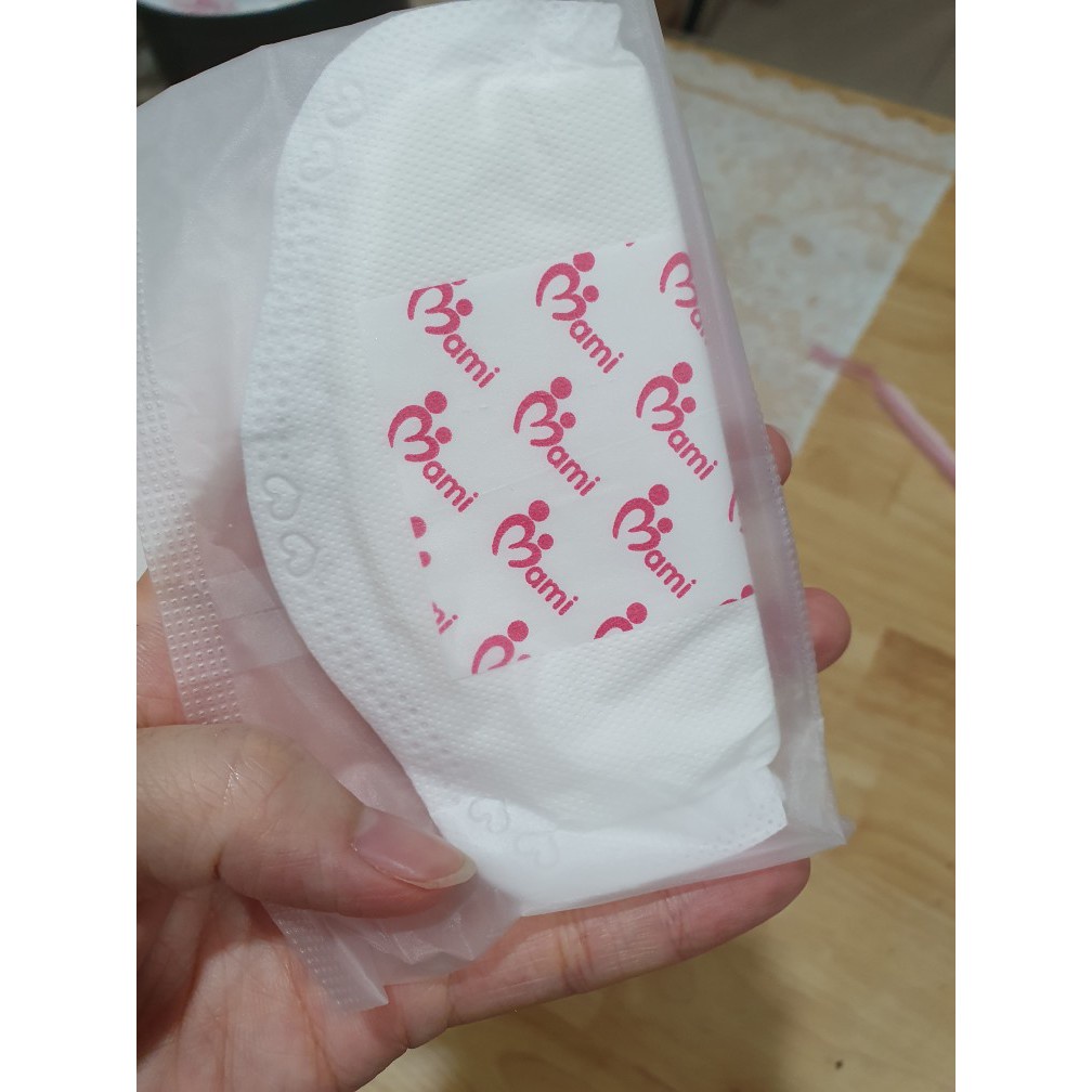 Bịch 30-100 miếng lót thấm sữa Mami dùng 1 lần sạch sẽ thông thoáng, mềm mại, thấm hút tốt
