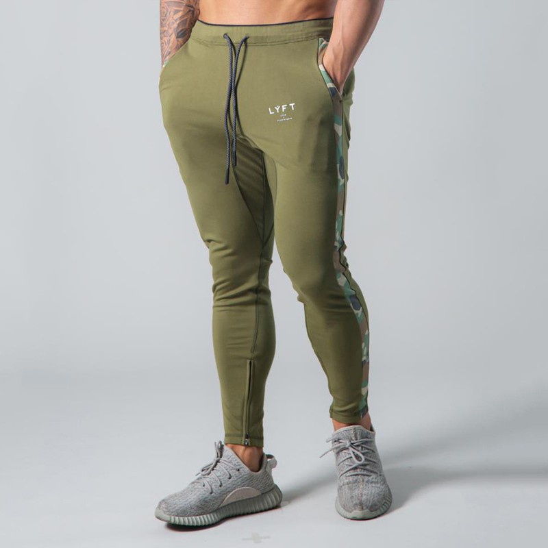 Quần Thể Thao Kẻ Sọc Dáng Ôm Size M-3XL Thời Trang Cho Nam