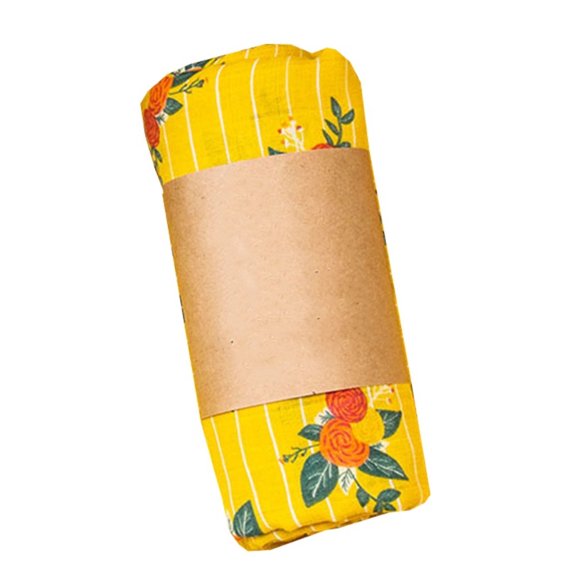 Chăn Quấn 120x120cm Bằng Cotton Êm Ái Mềm Mại Cho Em Bé