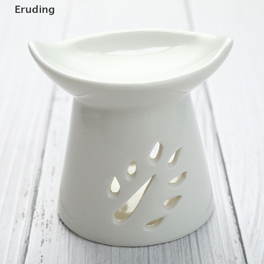 Giá Đỡ Nến / Tinh Dầu Thơm Bằng Sứ Thiết Kế Đục Lỗ Độc Đáo Tiện Dụng