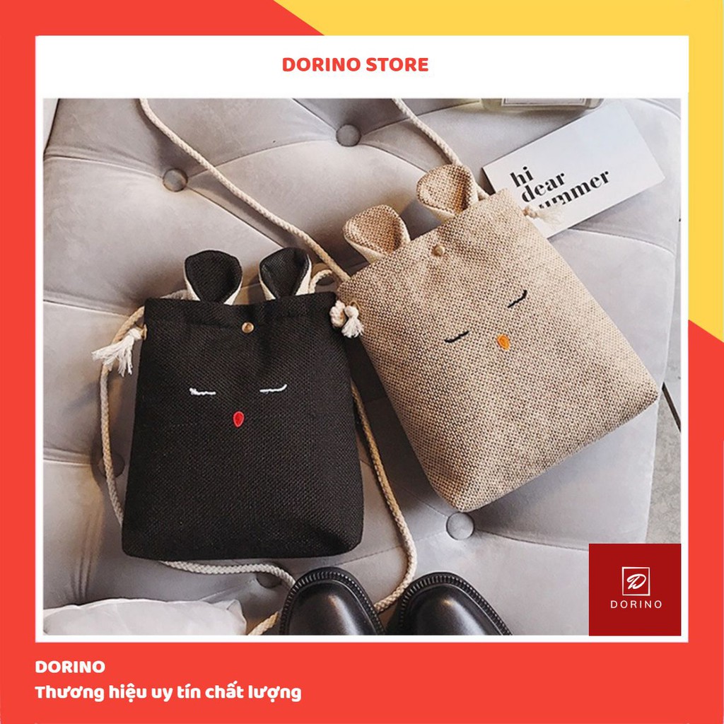 FREE SHIP 50K - Túi tote vải đeo chéo - túi canvas bag giá rẻ đẹp đi học ulzzang TX03