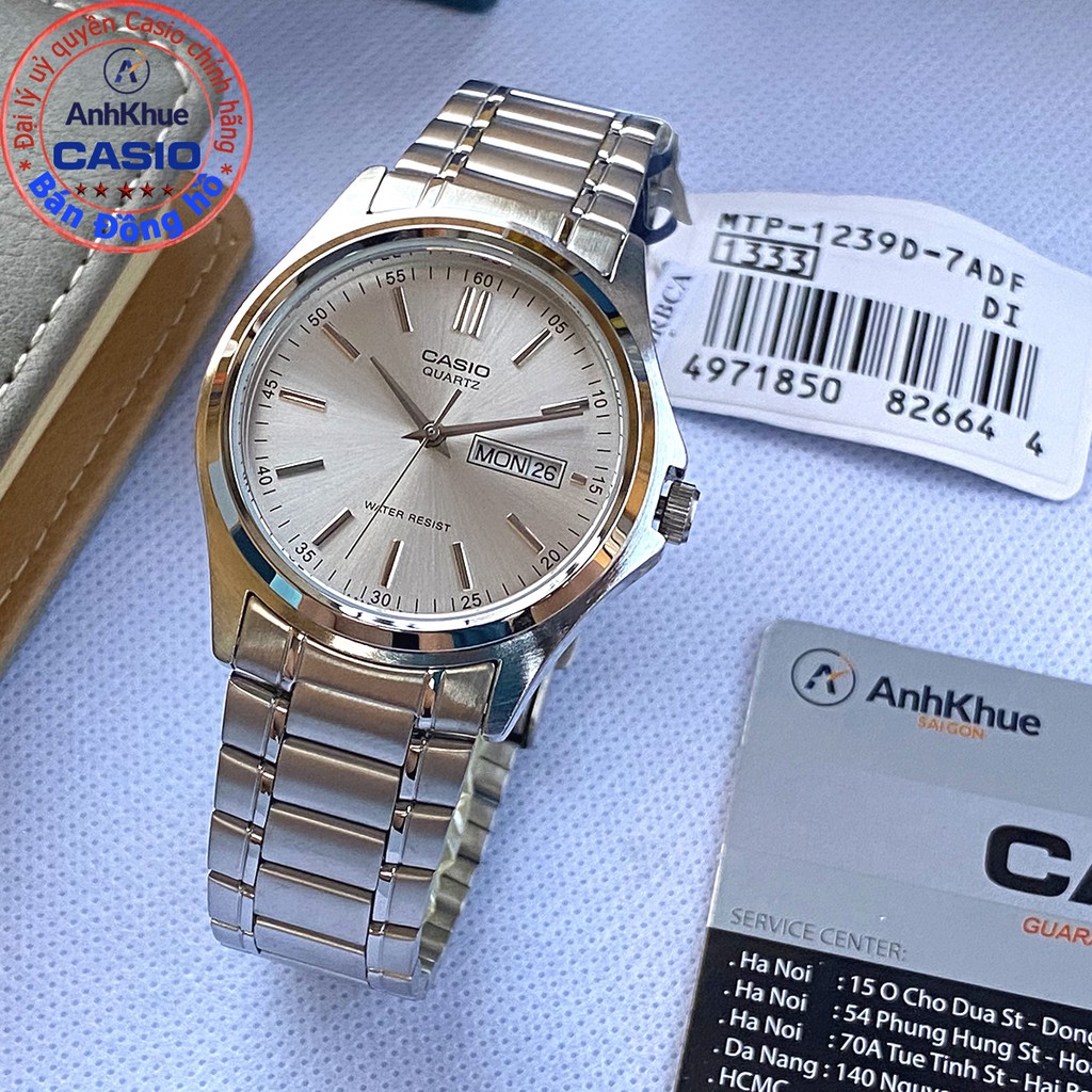 Đồng hồ nam Casio MTP-1239 MTP-1239D 1A 2A 7A MTP-1229D-1AVDF chính hãng Anh Khuê dâ | BigBuy360 - bigbuy360.vn