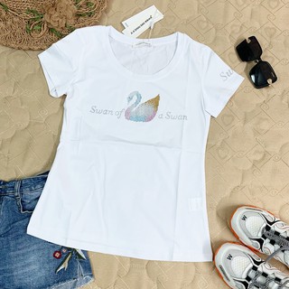 Áo thun đính đá 🔶 freeship 🔶 áo thun đính đá thiên nga