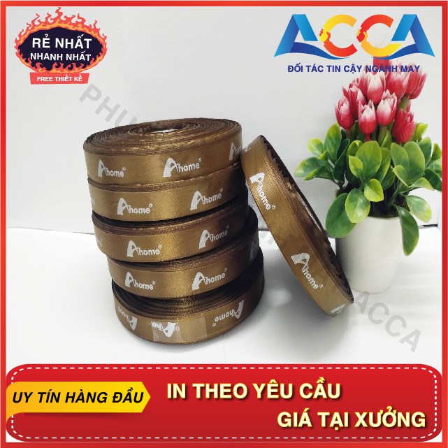 [Nhãn mác quần áo] In Mác satin mềm mịn giá rẻ cho thương hiệu riêng_In nhanh, bền, đẹp, rẻ_Sản xuất trong 3 ngày