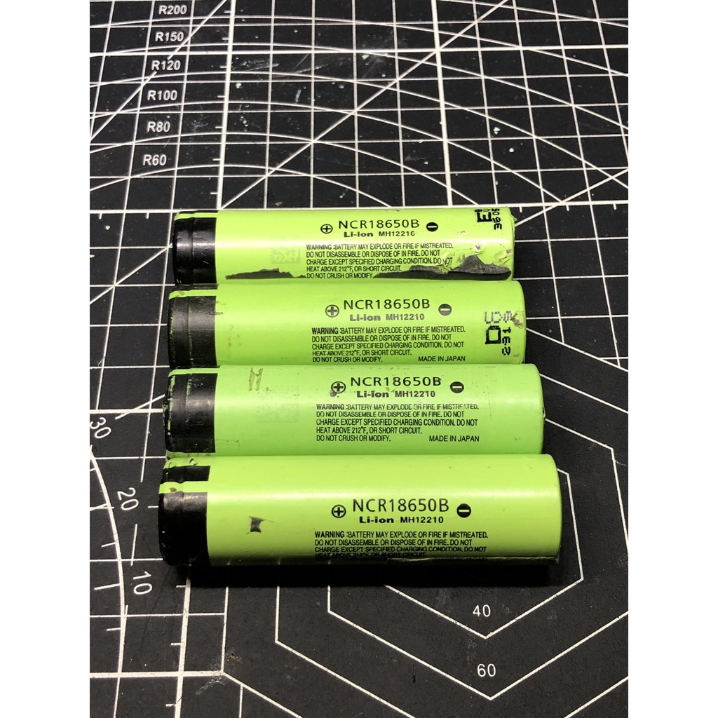 Cell Pin Li-Ion  NCR18650B dung lượng 2900-3000mAh tháo máy