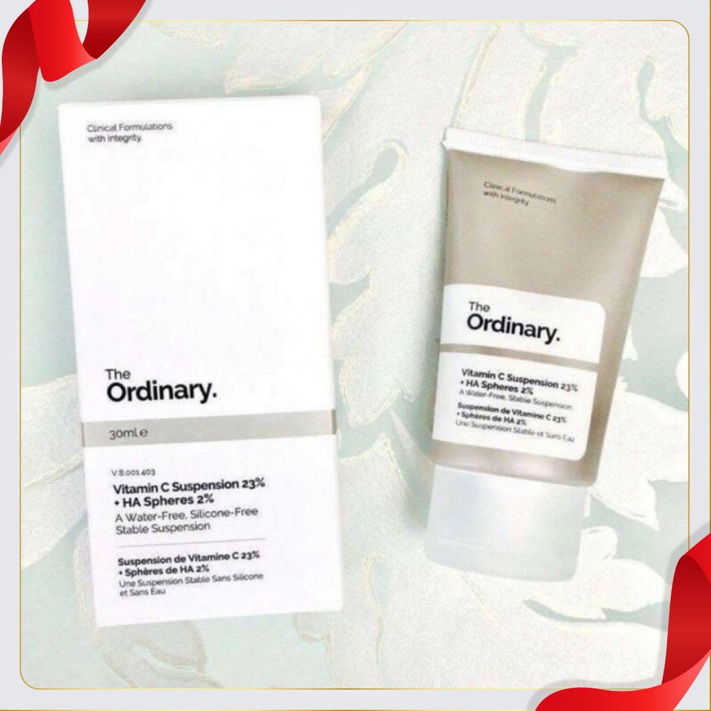 Kem dưỡng The Ordinary Vitamin C Suspension 23% + HA Spheres 2% 30ml [XANH TRÁI ĐẤT]