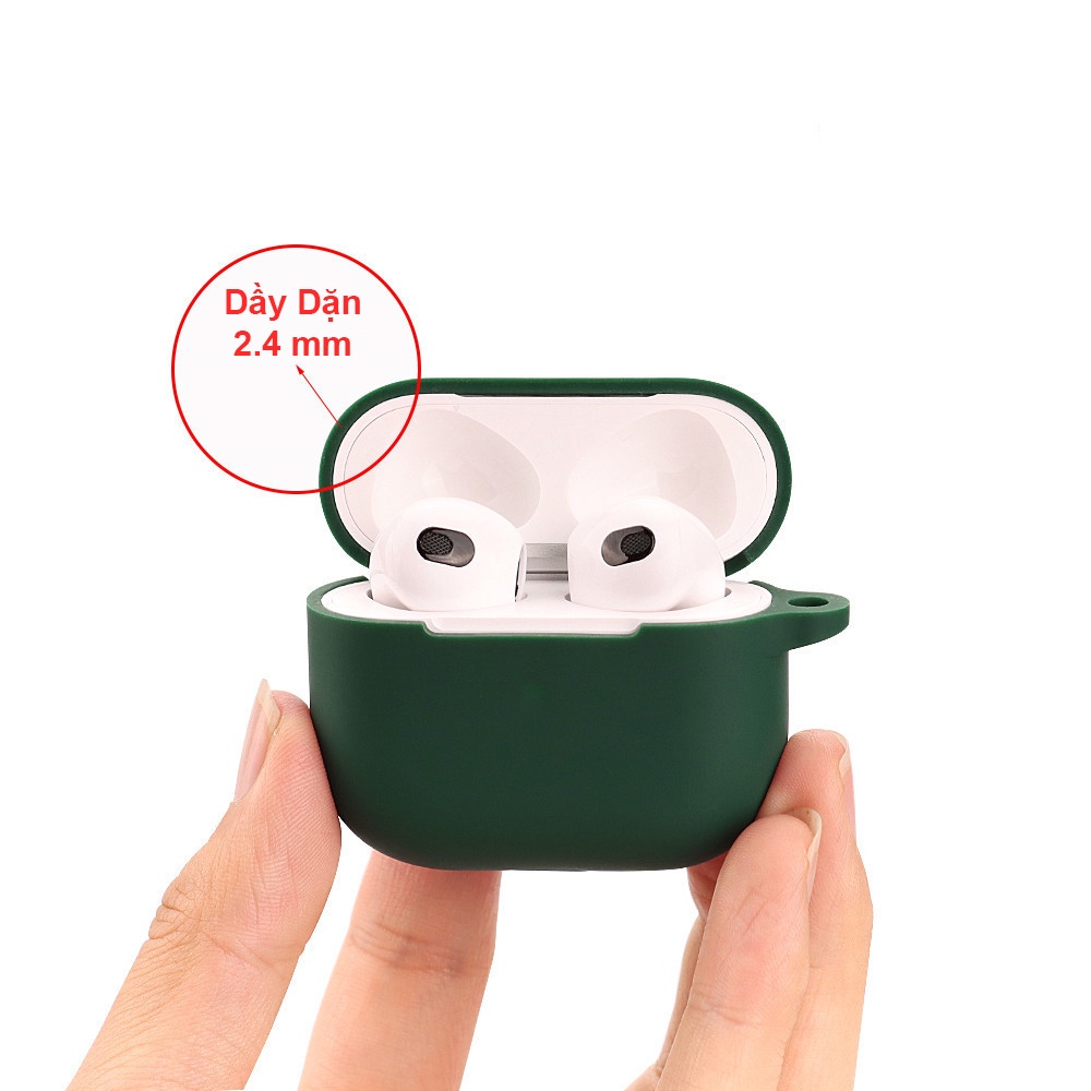 Vỏ Bọc Tai Nghe Airpods 3 Case Silicon Dẻo Cao Cấp Nhiều Màu - Minh An Saigon