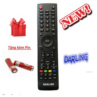 Điều khiển tivi Darling thường loại to, remote darling tv