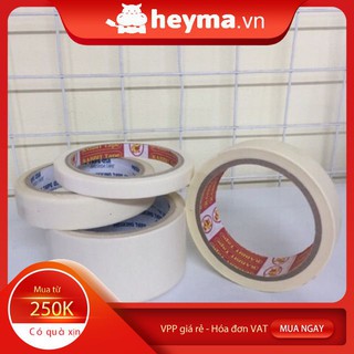 Băng dính giấy cuộn dày,băng keo giấy dài 18met ٩(^‿^)۶